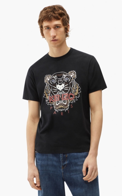Kenzo Men Tigre T-shirt Black